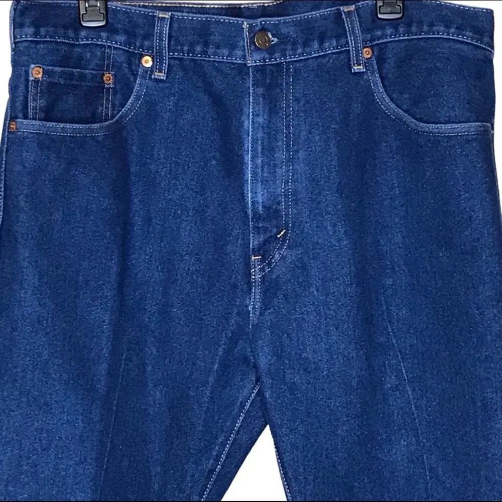 Levi’s 517 38X29 Dark Wash Bootcut Cotton/Polyester Blend Denim Jeans